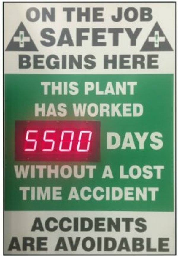 Safety Milestone Achieved by Team 1 Plastics Team 1 Plastics