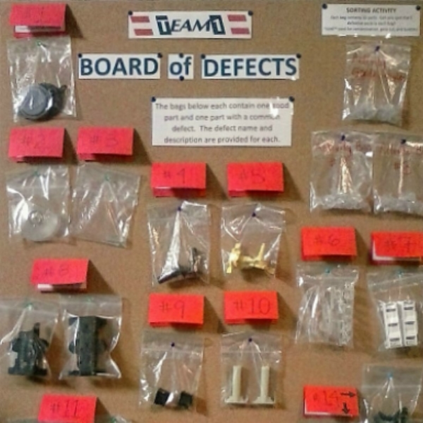 Board of Defects – square | Team 1 Plastics